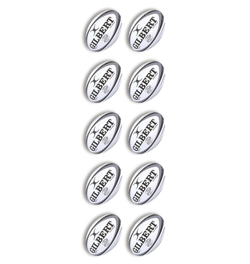 10 x Gilbert Pulsar Match Ball Bundle