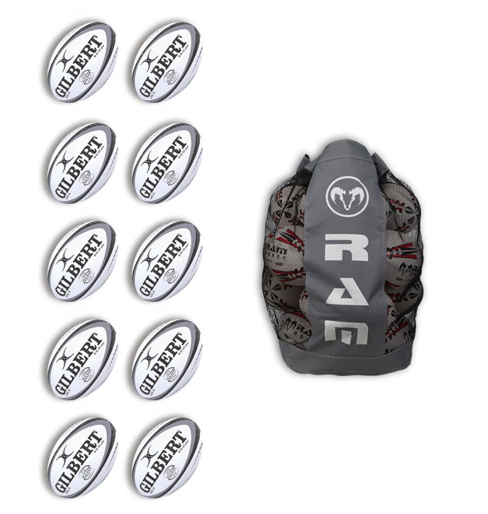 10 x Gilbert Pulsar Match Ball Bundle