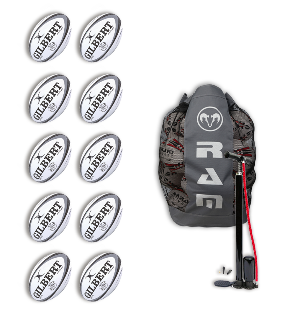 10 x Gilbert Pulsar Match Ball Bundle