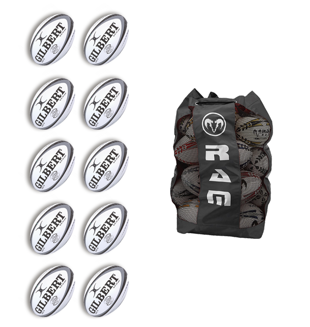 10 x Gilbert Pulsar Match Ball Bundle