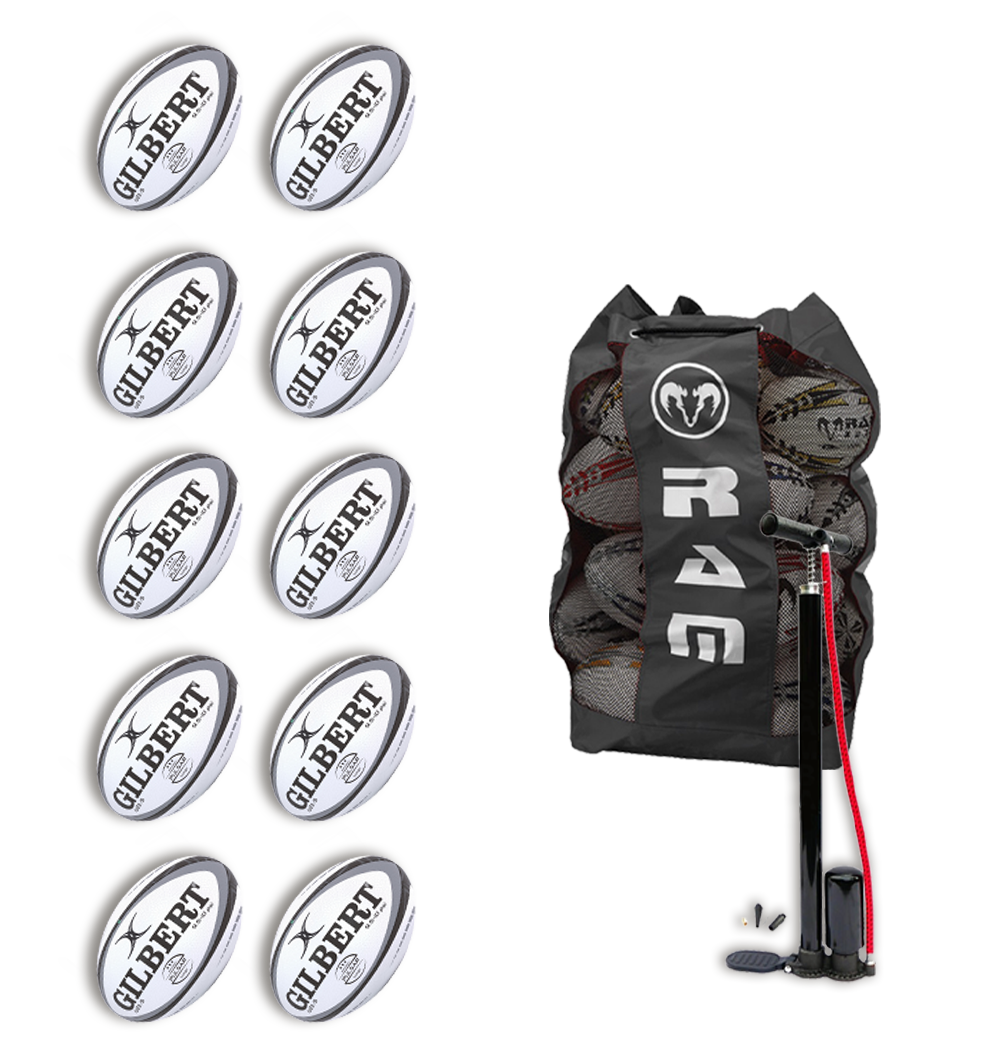 10 x Gilbert Pulsar Match Ball Bundle