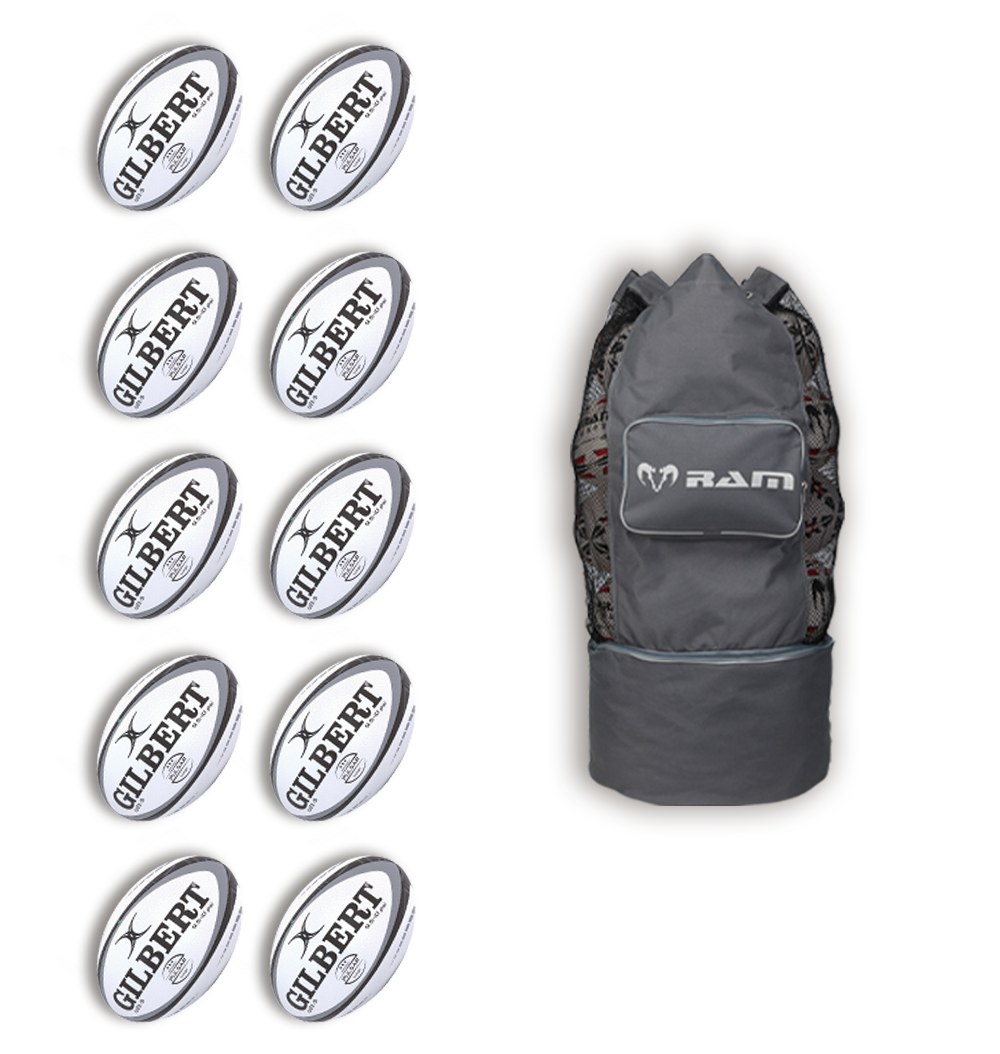 10 x Gilbert Pulsar Match Ball Bundle