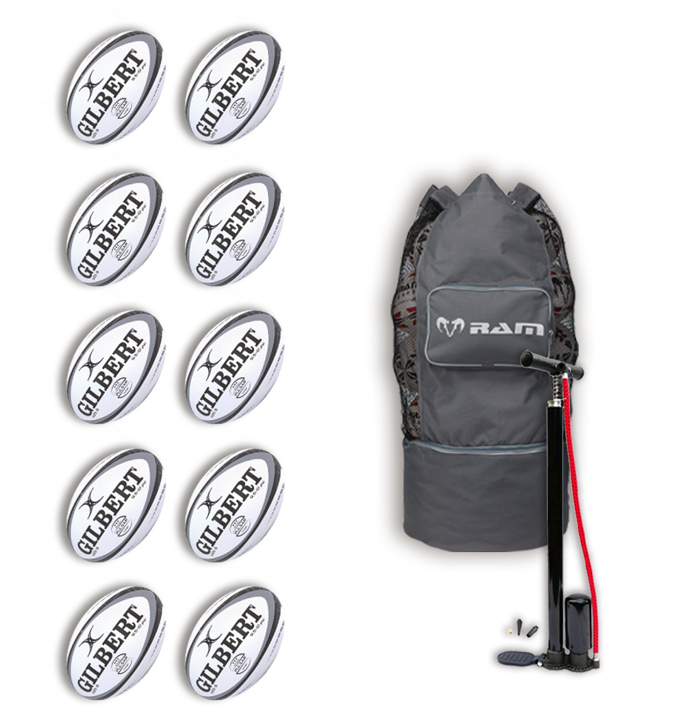 10 x Gilbert Pulsar Match Ball Bundle