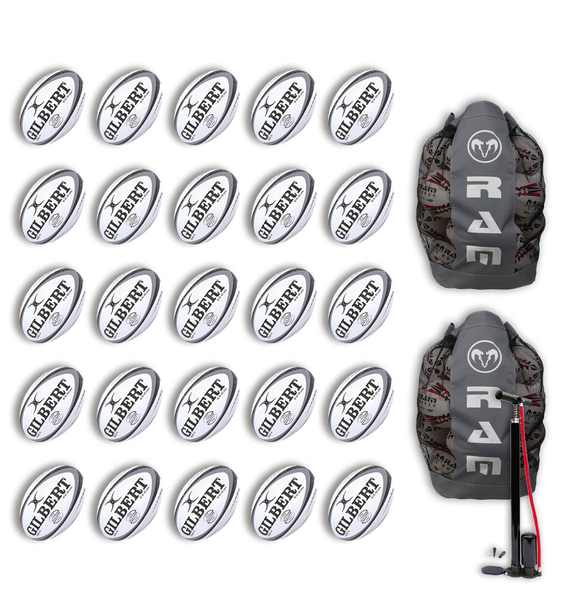 Gilbert Pulsar Match Ball Bundle - 20 or 25 x balls and bags