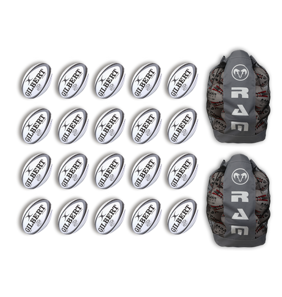 Gilbert Pulsar Match Ball Bundle - 20 or 25 x balls and bags