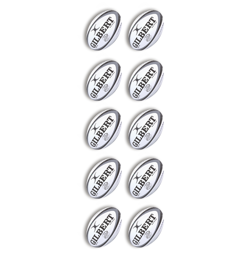 10 x Gilbert Pulsar Match Ball Bundle