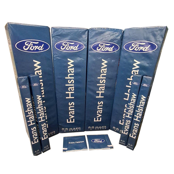 Custom Post Protectors, Pole Protectors and Rigid Flags Bundle - Digitally Printed
