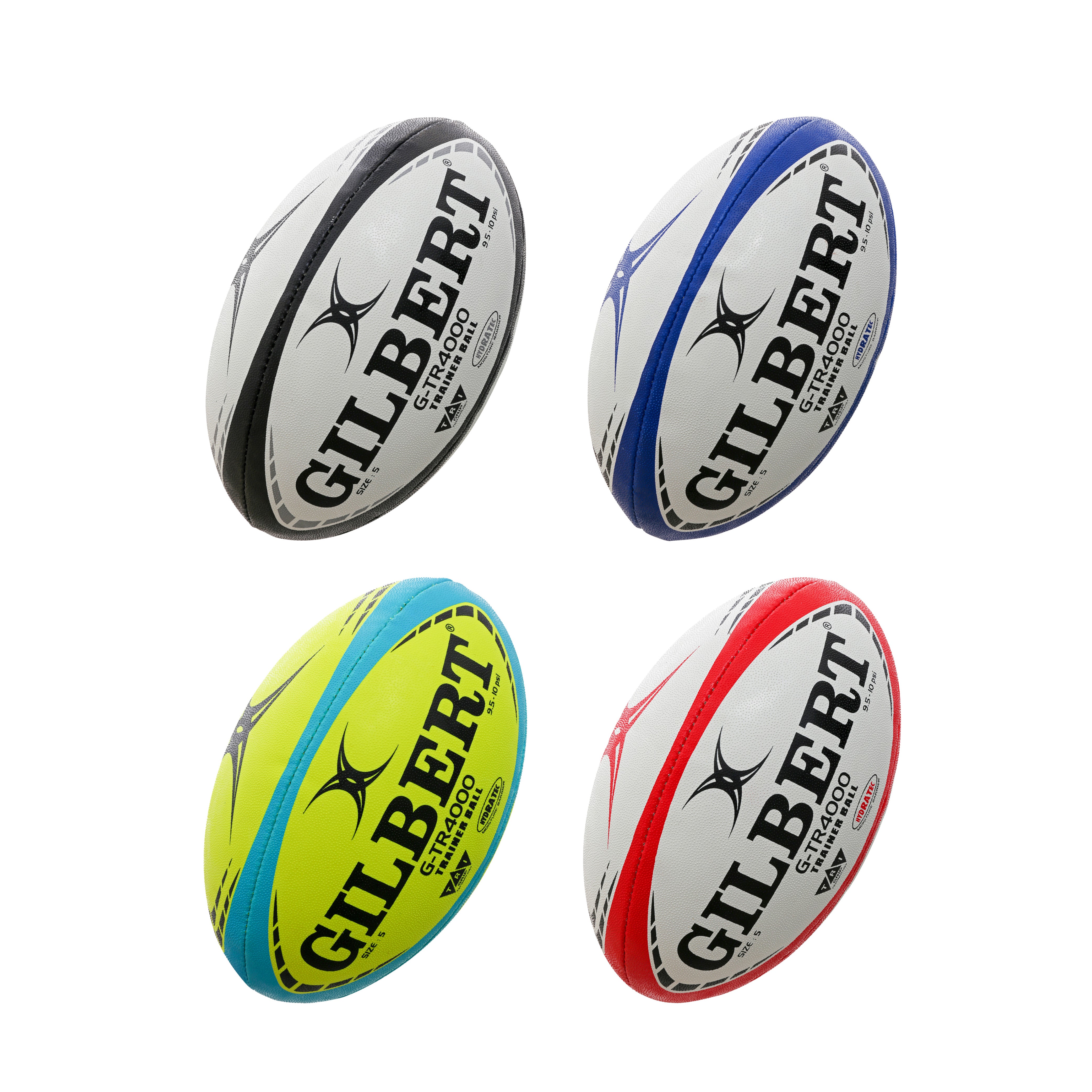 Gilbert, G-TR4000 Pallone da rugby da allenamento (colore: rosso, misura 4 Gilbert, G-TR4000 Pallone da rugby da allenamento (colore: rosso, misura 4