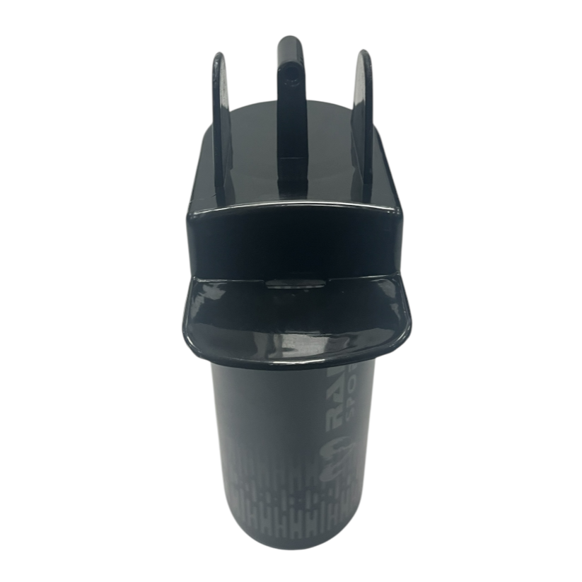 8 Hygienic Water Bottles & Metal Carrier Set