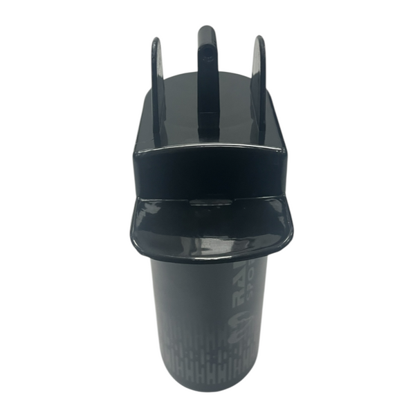 8 Hygienic Water Bottles & Metal Carrier Set