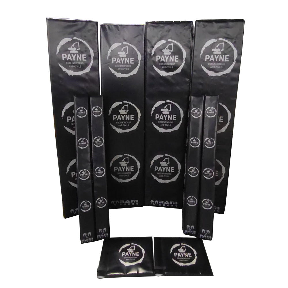 Custom Post Protectors, Pole Protectors and Rigid Flags Bundle - Digitally Printed
