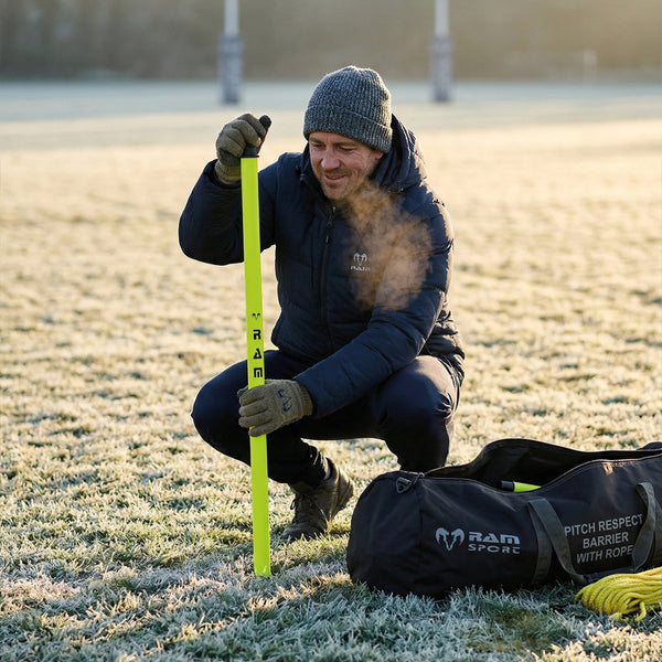 Portable Pitch Respect Barriers - 60m Rope