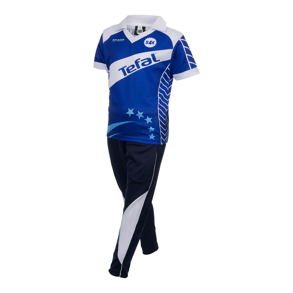 S4K Kids Blue Short sleeve Top & Trousers set