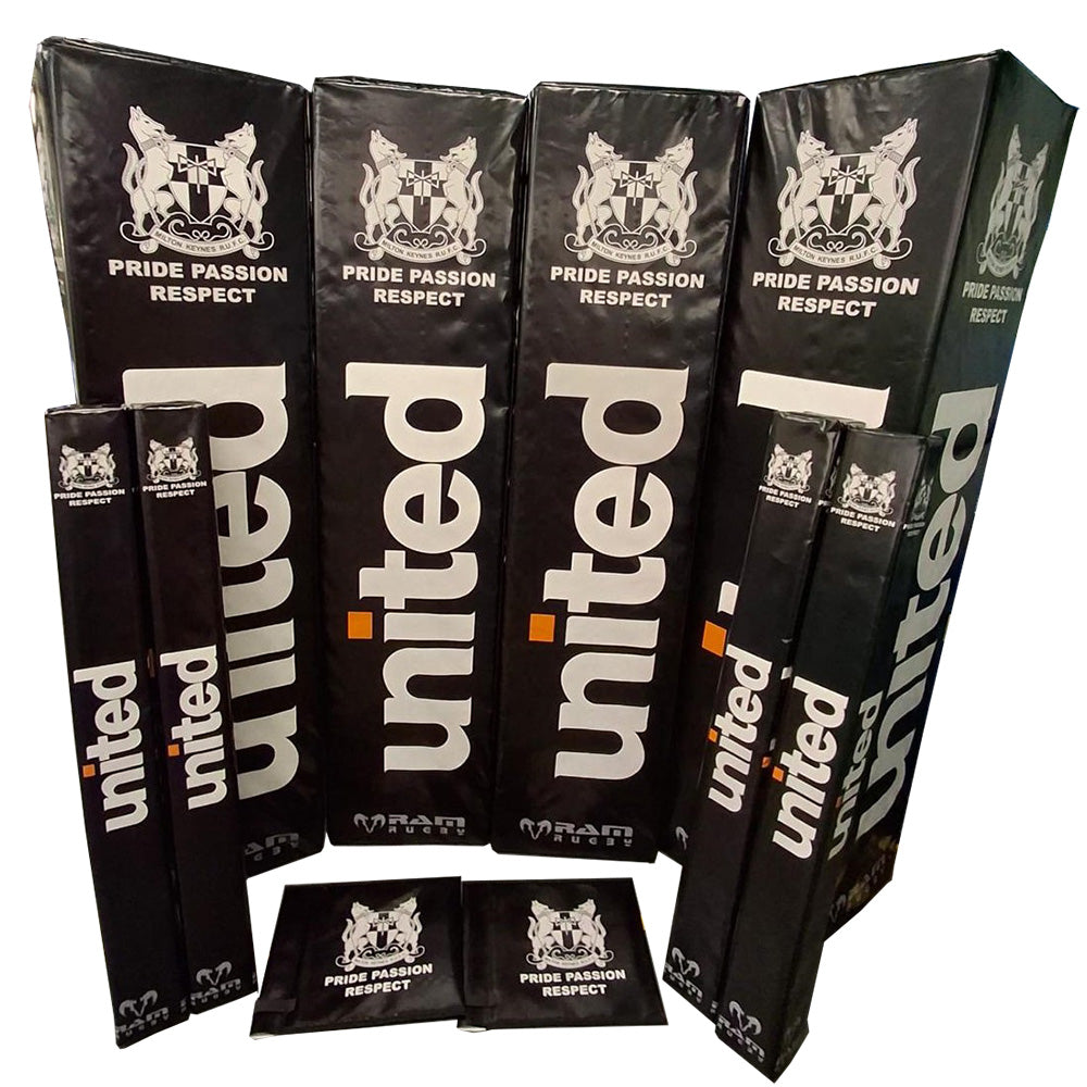 Custom Post Protectors, Pole Protectors and Rigid Flags Bundle - Digitally Printed