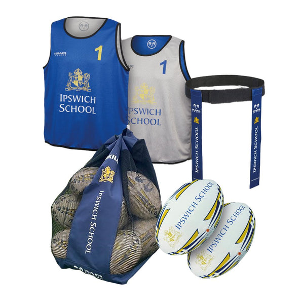 Rams Rugby Kit Custom Match & Training Balls, Bibs, Ball Bags and Tag Belt Sets – Ram ...