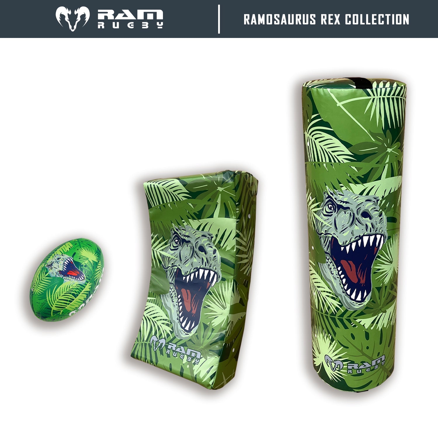Ram Rugby-Animal Design Curve Hit Shields