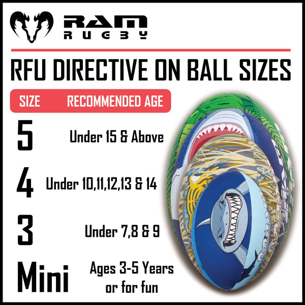 Ram Rugby-Animal Design - Squad Trainer Balls