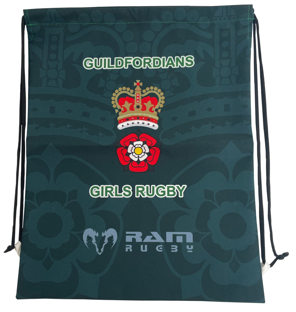 Ram Rugby-Custom Drawstring Bag - Quantity 100-199 - 4 week delivery