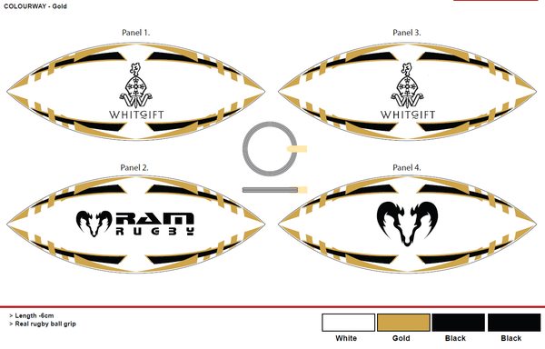 Ram Rugby-Custom Key rings - 14 week delivery