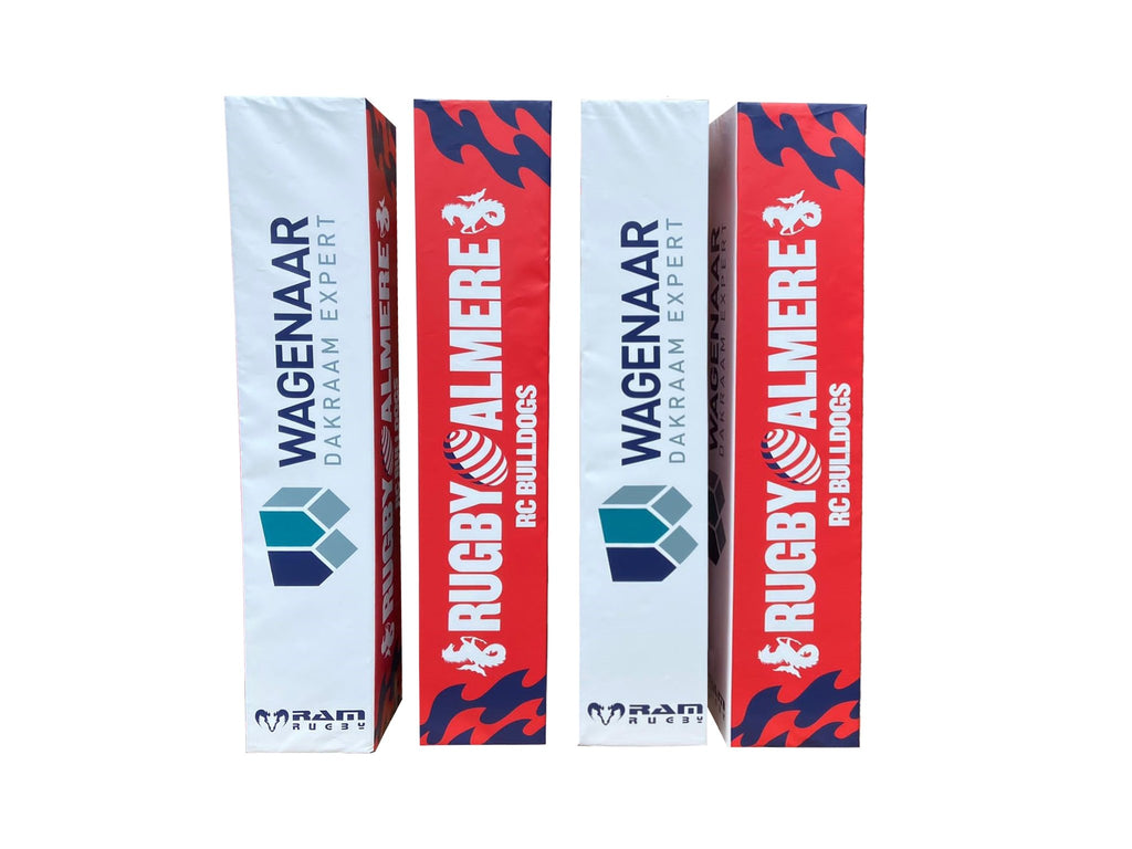 Ram Rugby-Custom Printed Post Protector - Digitally Printed