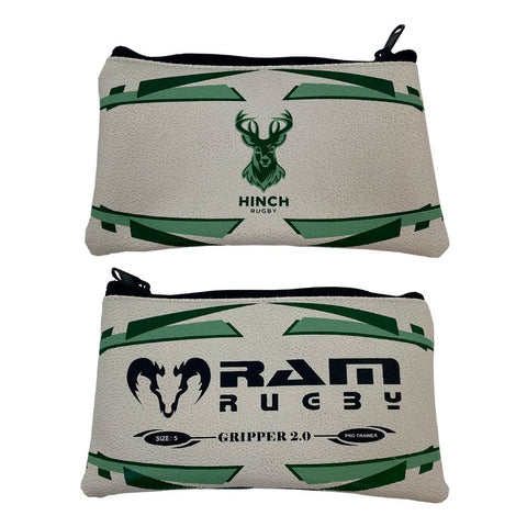Ram Rugby-Custom Rugby Ball Pencil Case - 8 week delivery