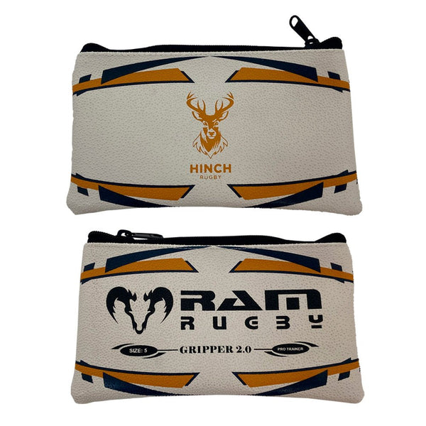 Ram Rugby-Custom Rugby Ball Pencil Case - 8 week delivery