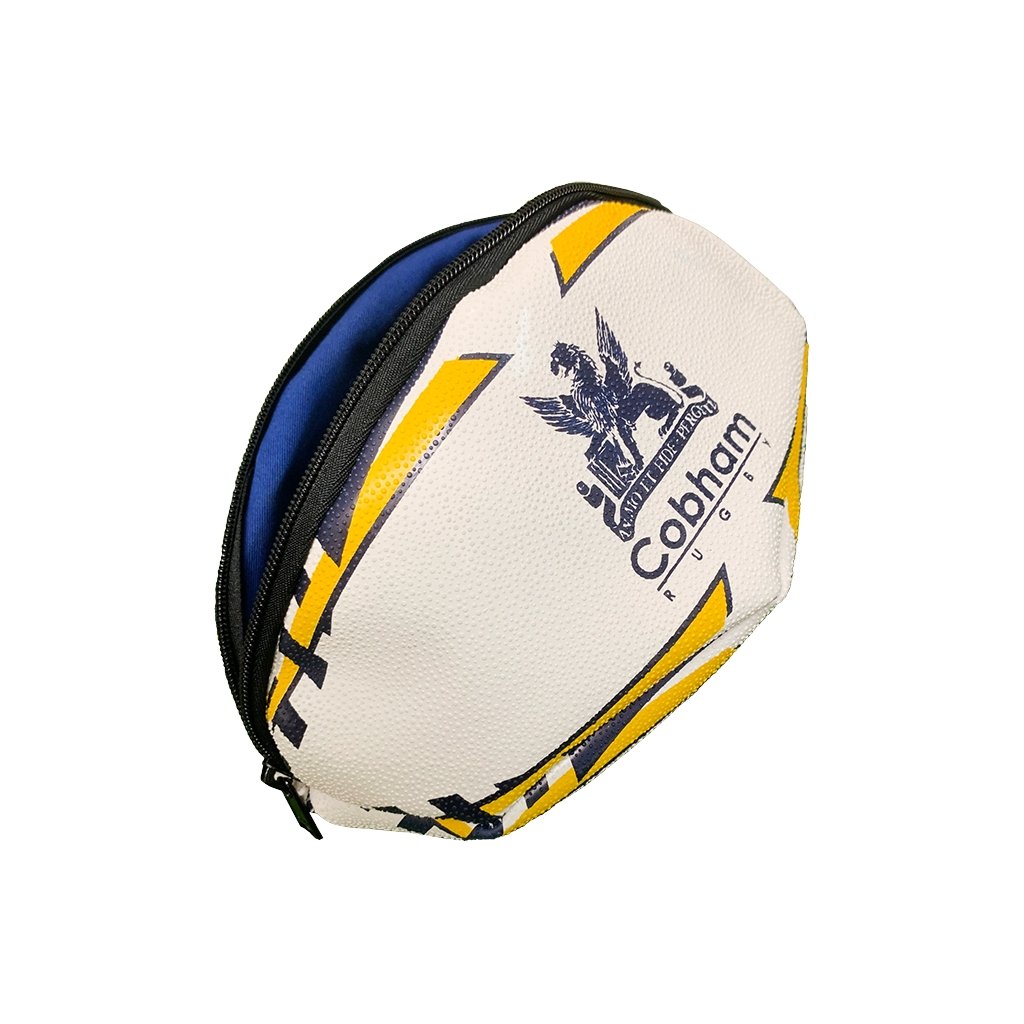 Ram Rugby-Custom Rugby Ball Wash Bag - Leather or Rubber - 14 week delivery