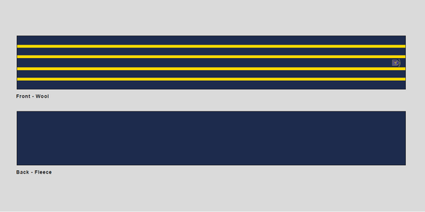 Ram Rugby-Custom Scarves - 4 week delivery