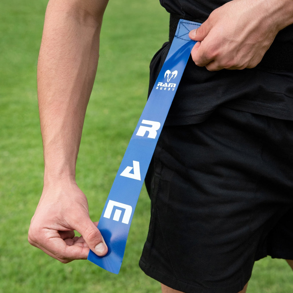 Ram Rugby-Custom Tag Rugby Belt Set - PVC - 14 week delivery