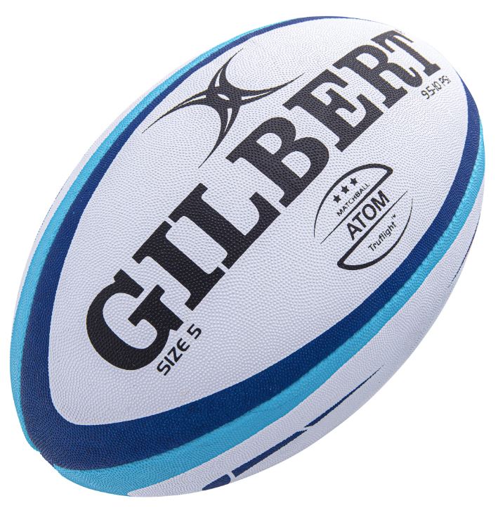 Ram Rugby-Gilbert Atom Match Ball Bundle - 10 x balls and bag