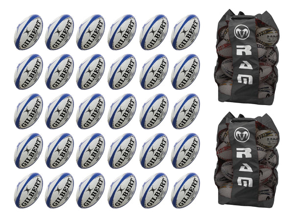 GILBERT G-TR4000 TRAINER BALL BUNDLE - 30 X BALLS AND 2 BAGS