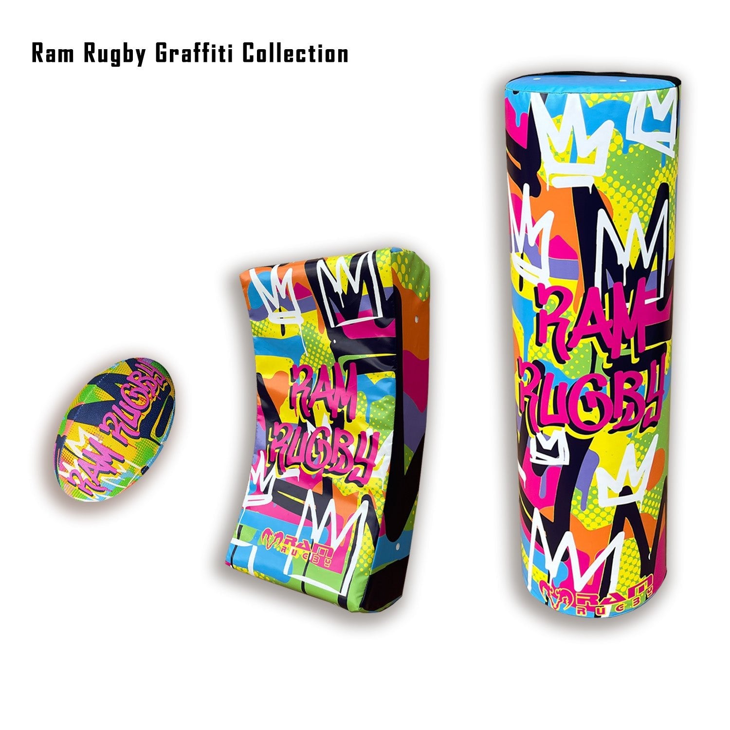Ram Rugby-Graffiti Design Hit Shields