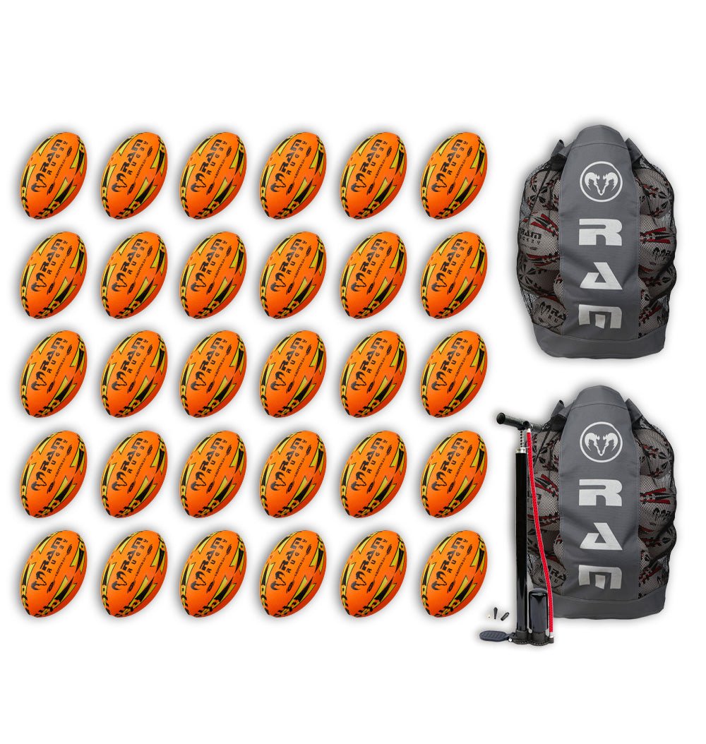 Ram Rugby Gripper Pro Training Ball - Official MLR Supplier, Multiple Colors & Sizes (3, 4, 5)