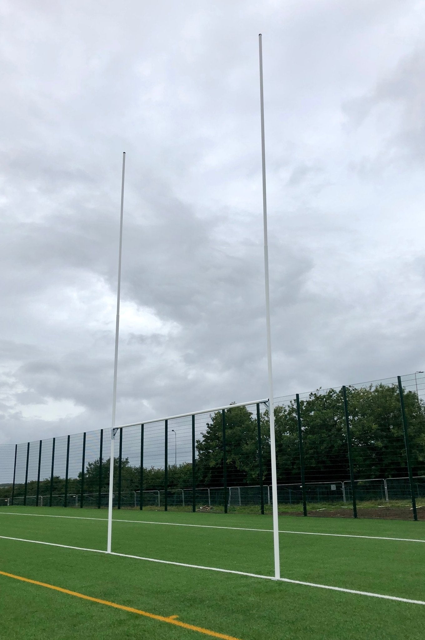 Rugby Goal Posts - Hinged Aluminium - 11m (or 35ft) - Ram Rugby