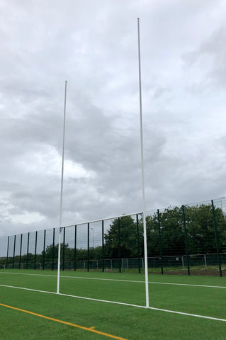 Hinged Aluminium Rugby Goal Posts - 11m