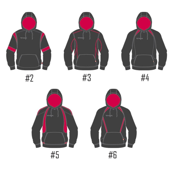 Ram Rugby-Hooded Sweat Shirt - Custom