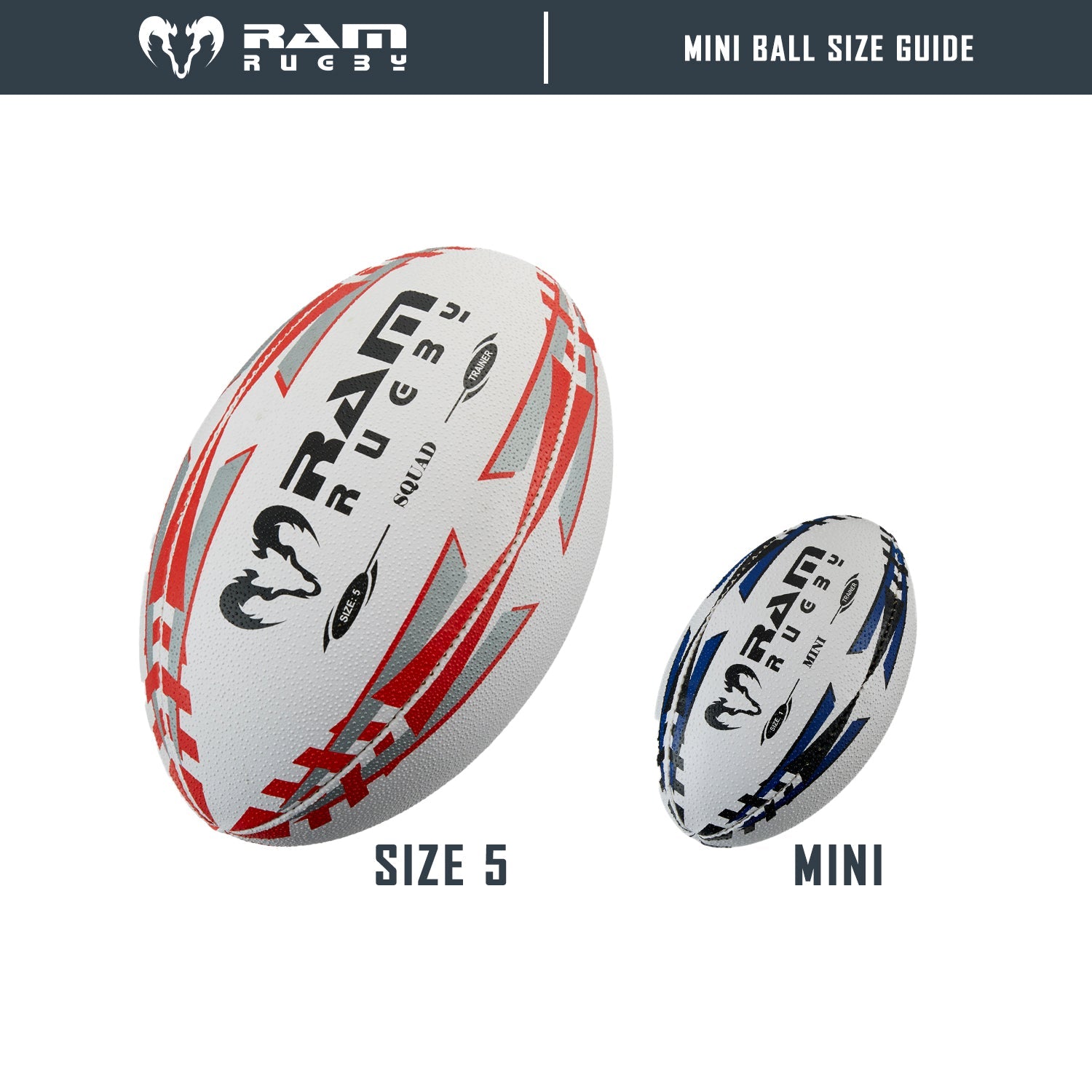 Midi Size Rugby Ball Fun Balls Ram Rugby Midi Size Rugby Ball Fun Balls Ram Rugby