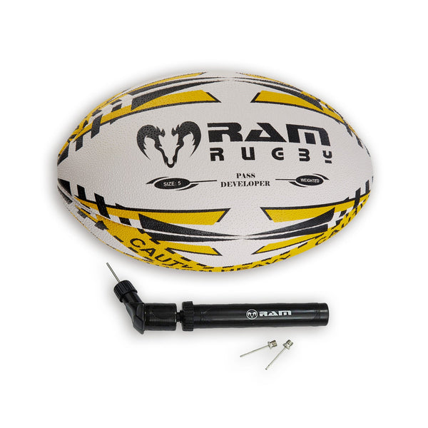 Ram Rugby-Pass Developer Weighted Ball