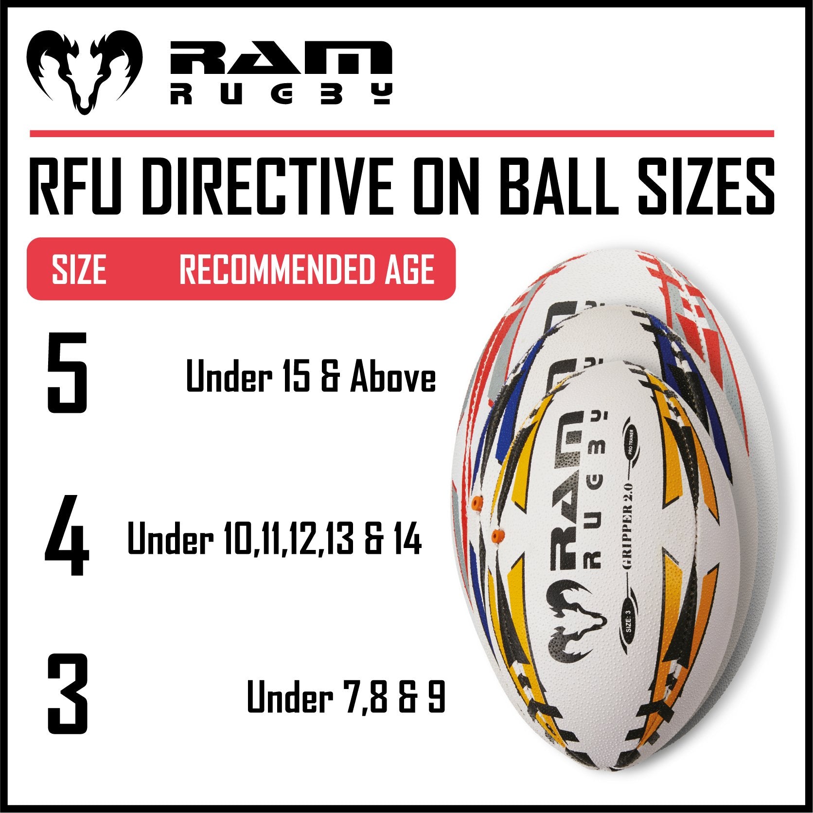 Ram Rugby-Pass Developer Weighted Ball