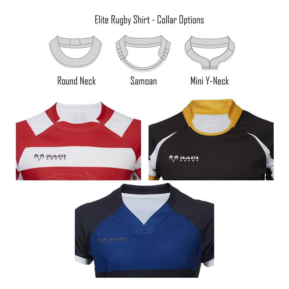 Sublimated Rugby Jersey Athletic Fit- 7 s Collar - Sublimated