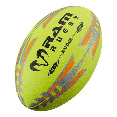 Ram Rugby-Raider 2.0- Match Ball - Fluoro