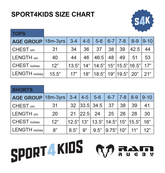 Ram Rugby-S4K Football Uniform Bundle