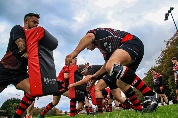 Ram Rugby-Single Wedge Hit Shields