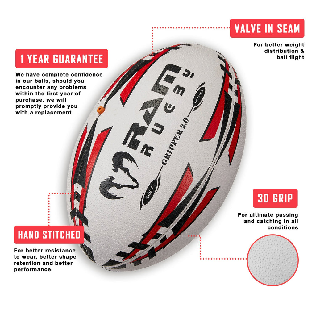Ram Rugby-Skills Ball Bundle