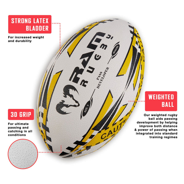 Ram Rugby-Skills Ball Bundle