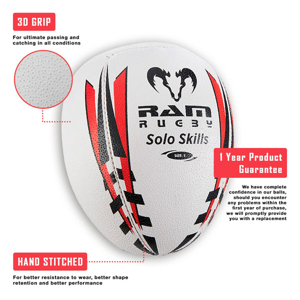 Ram Rugby-Skills Ball Bundle
