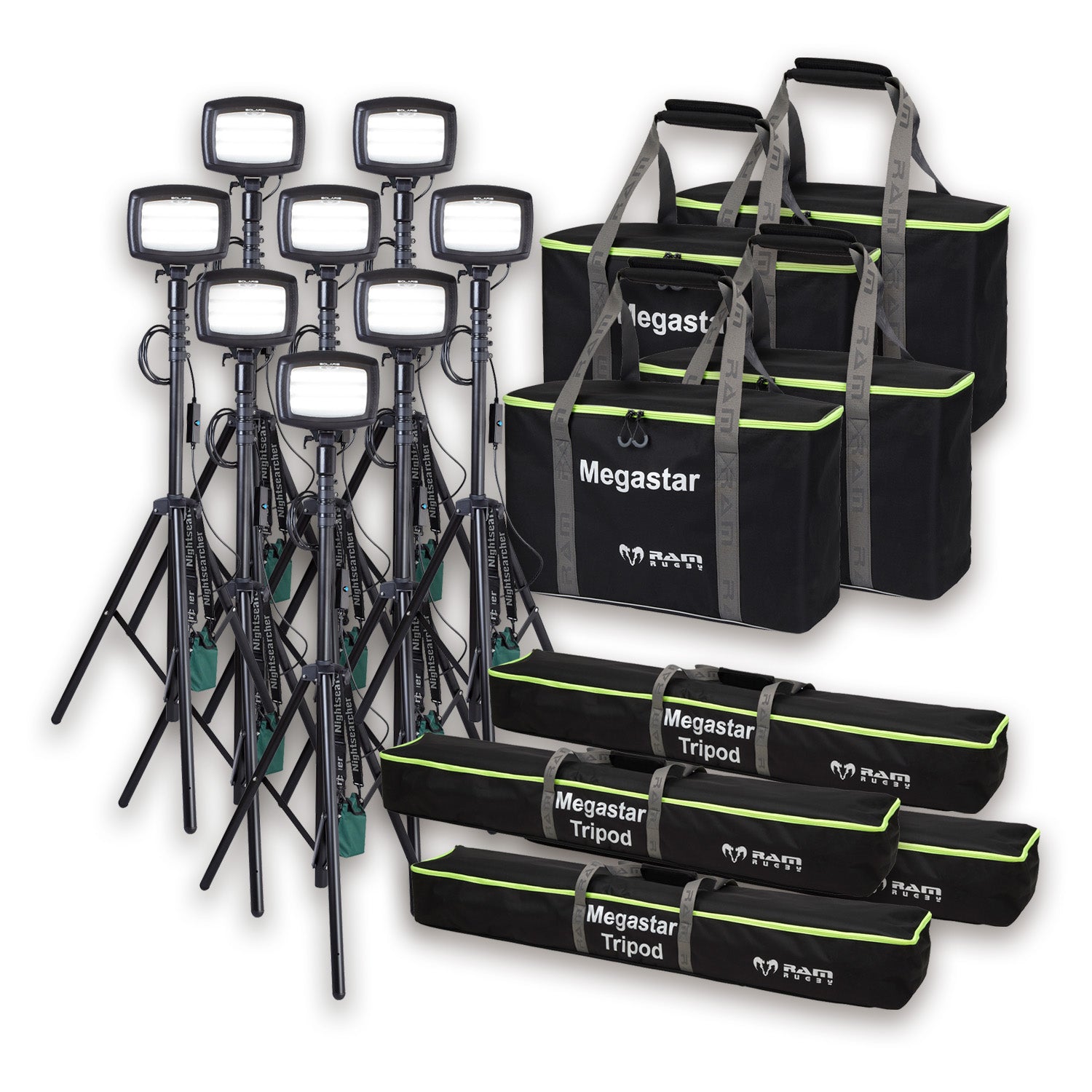 Ram Rugby-Solaris Megastar 20K LED Floodlight with Lithium-ion Battery