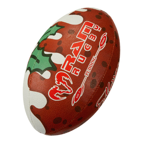 Ram Rugby-Squad - Training Ball - Christmas Pudding Design