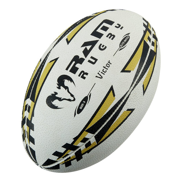 Ram Rugby-Victor 2.0 Elite Match Ball Bundle - 10 x balls and bag