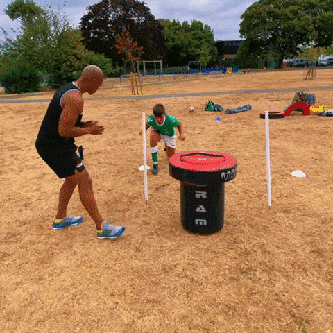 Ram Rugby-Weighted Half Tackle Bags